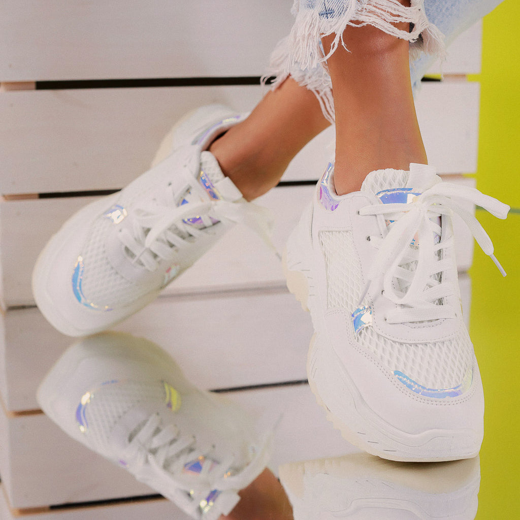 Pantofi sport Ksenia - albi