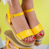 Sandale dama Zinera - Yellow