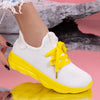 Pantofi sport Yvone - White/Yellow