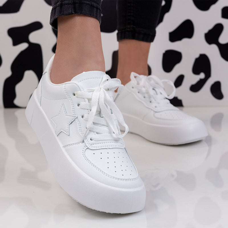 Pantofi sport Carina - White