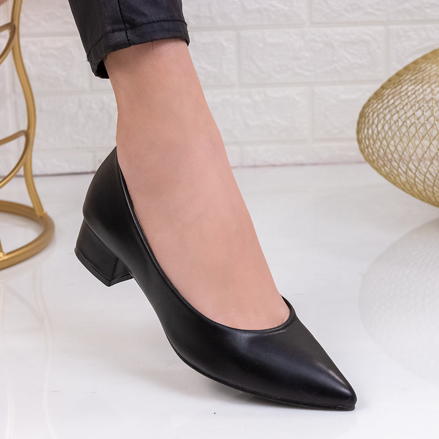 Pantofi cu toc Odelia - Black