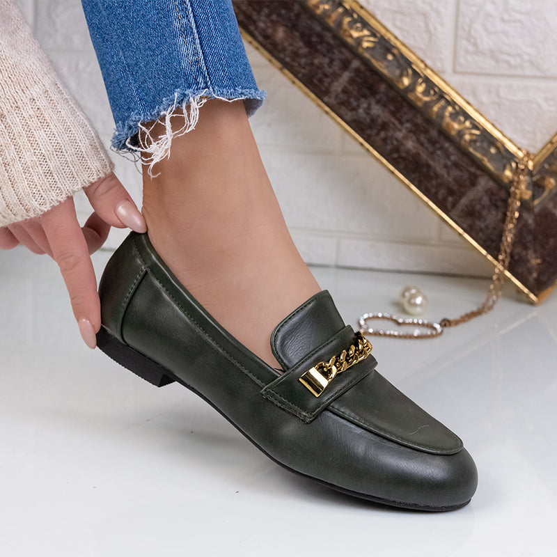 Pantofi dama Esma - Olive