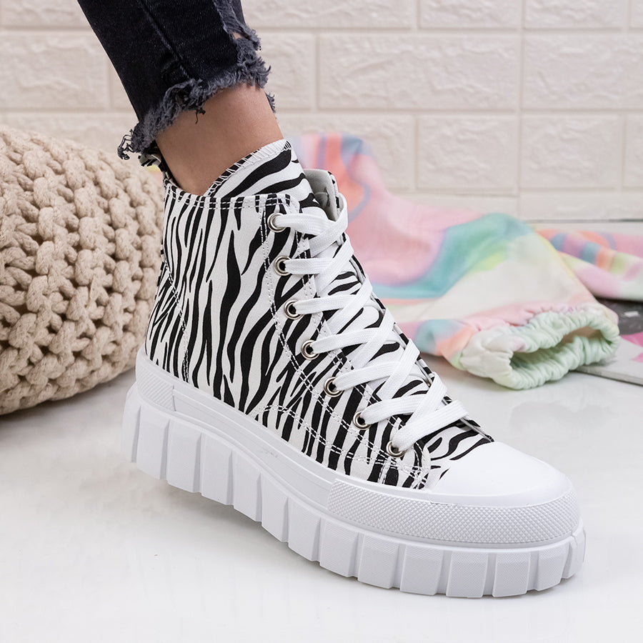 Pantofi sport Shayen - Black/White