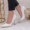 Pantofi cu toc Almira - White