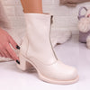 Botine dama Kaliana - Beige