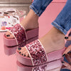 Papuci dama Jolina - Pink