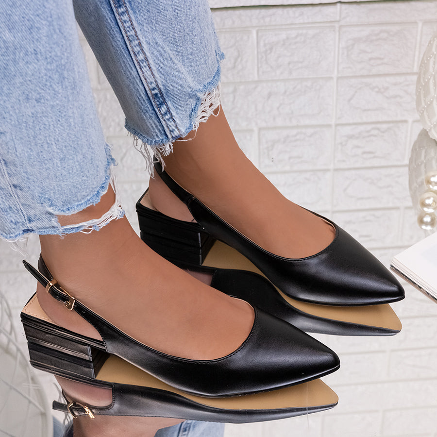 Pantofi dama cu toc Grace - Black