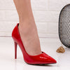 Pantofi dama cu toc Britany - Red
