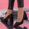 Pantofi dama cu toc Alona - Black