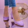 Pantofi dama cu toc Lida - Purple