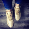 Pantofi sport Luxury - muddy gold