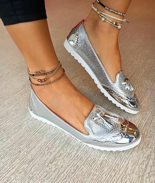 Pantofi dama Mica - Silver