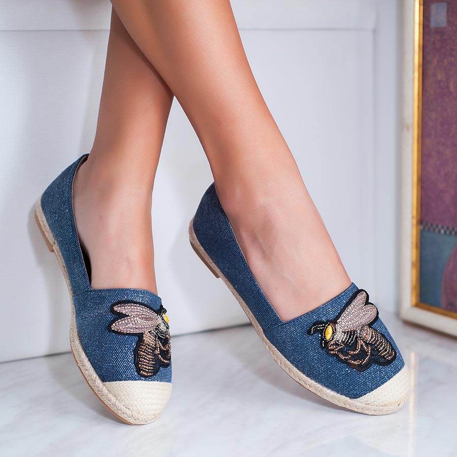 Espadrile dama Yanita denim