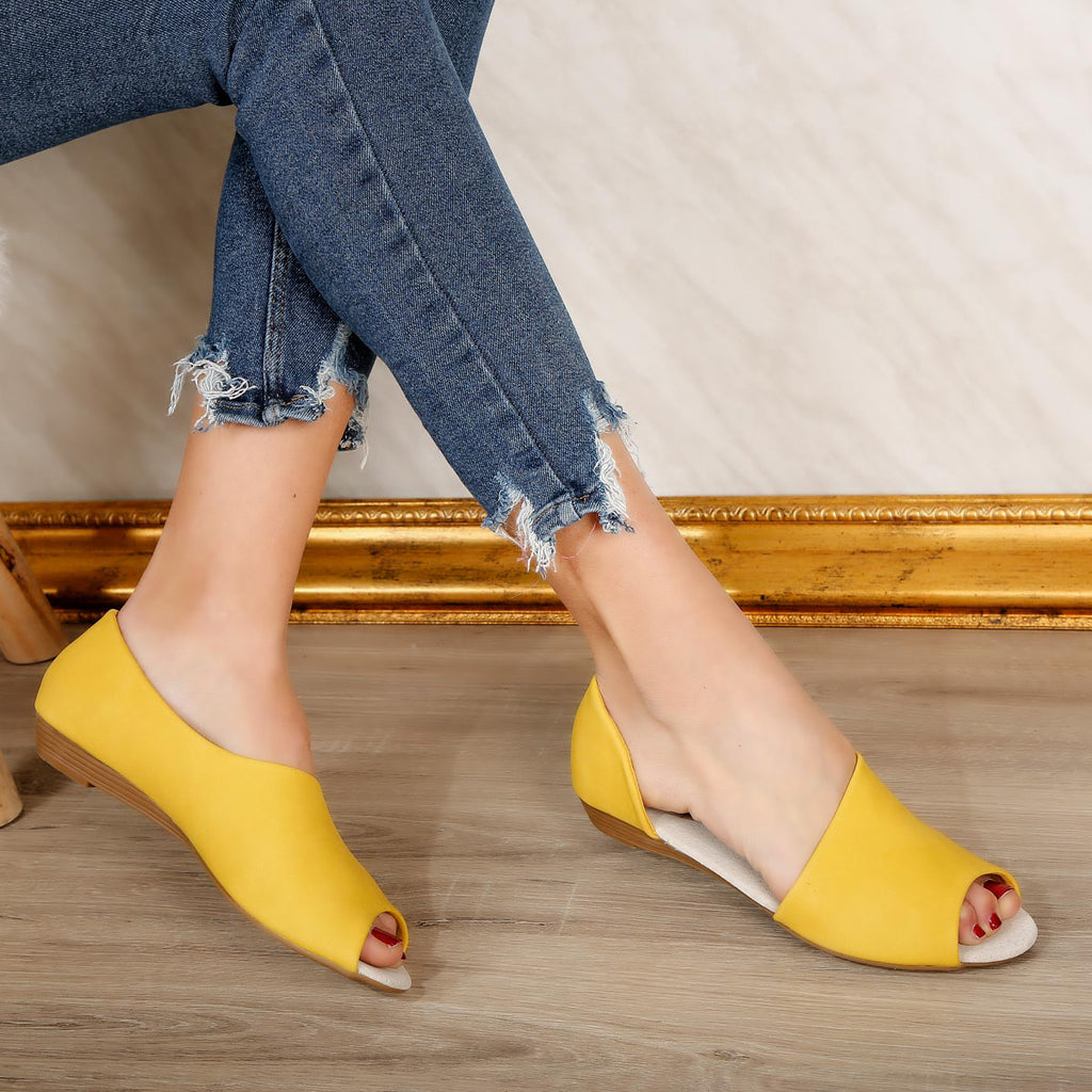 Sandale dama Katrine - Yellow