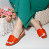 Papuci dama Evina - Orange
