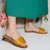 Papuci dama Evina - Yellow