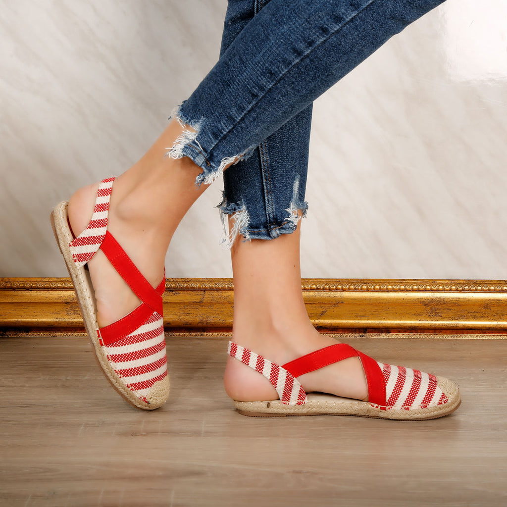 Espadrile dama Maddie - Red