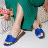 Papuci dama Evina - Blue