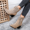 Botine dama Gina - Beige