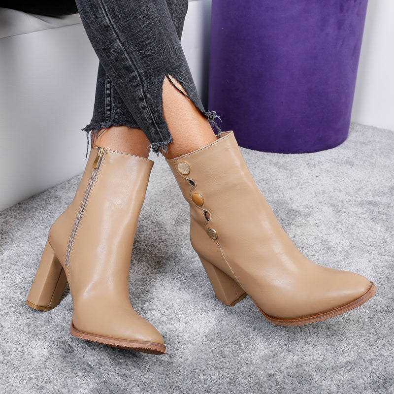 Botine dama Seniora - Brown