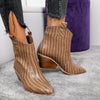 Botine dama Silke - Brown