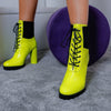 Botine dama Sabiha - Yellow