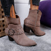 Botine dama Nicoleta - Brown