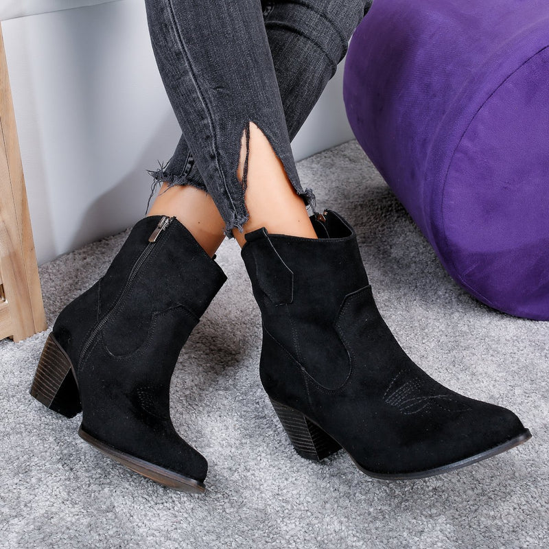 Botine dama Raluca - Black