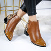 Botine dama Stefy - Camel