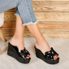 Papuci dama cu platforma Tereza - Black