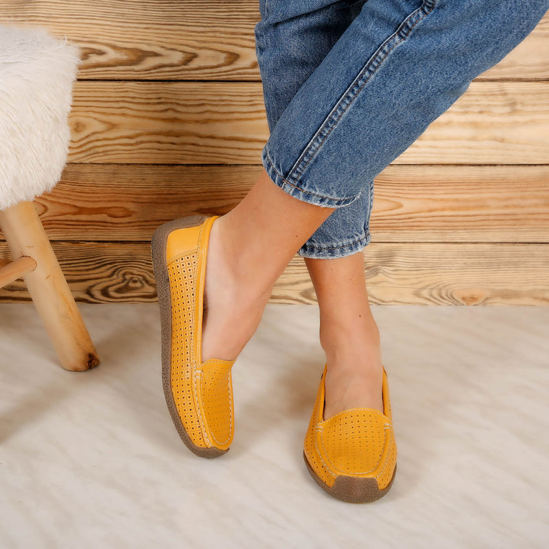 Pantofi dama Cassandra - Yellow