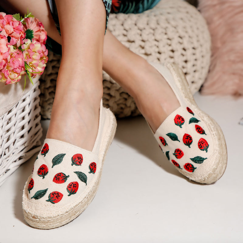 Espadrile dama Fruity - Strawberry