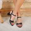 Sandale dama cu toc Selwana - Black
