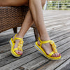 Sandale dama Millie - Yellow