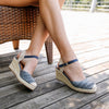 Sandale dama cu platforma Lisa - Blue