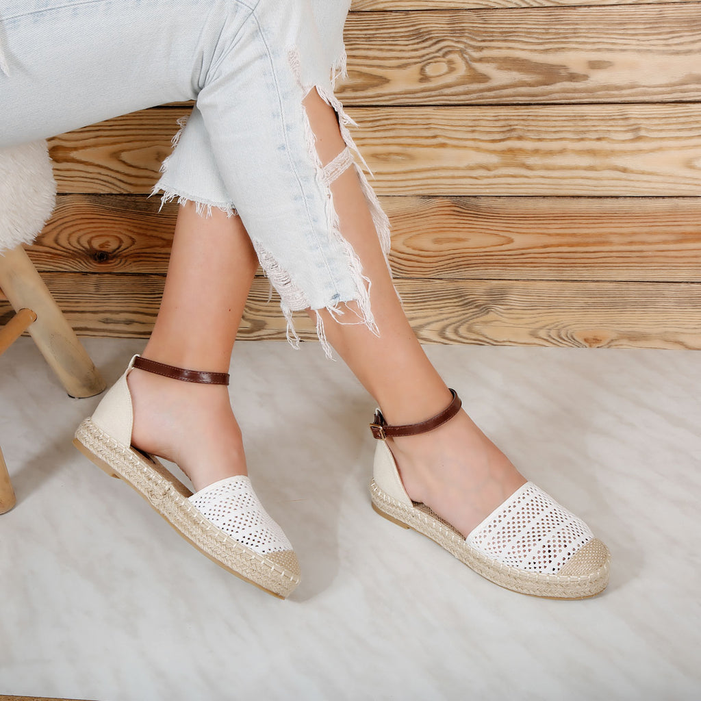 Espadrile dama Lindsey - White