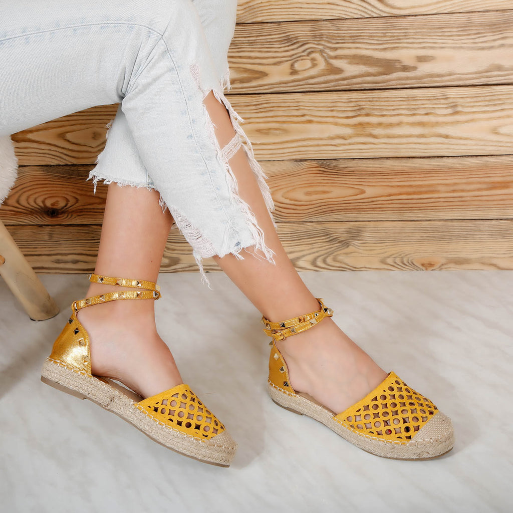 Espadrile dama Nany - Yellow