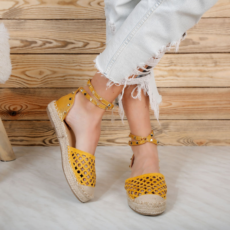 Espadrile dama Nany - Yellow