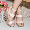 Sandale cu platforma Annika - Pink