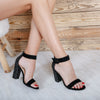 Sandale dama cu toc Karina - Black