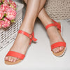 Sandale dama Ilaiza - Coral