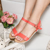 Sandale dama Ilaiza - Coral