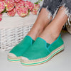 Espadrile dama Karmen - Green