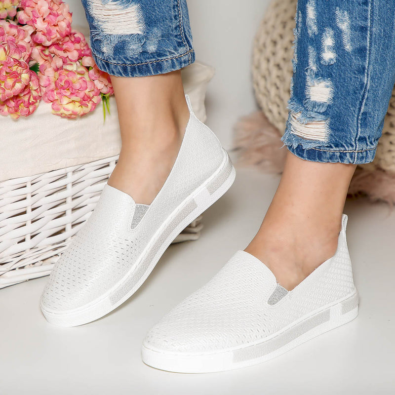 Pantofi sport Nesy - White