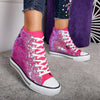 Pantofi sport cu platforma Lucile - Pink