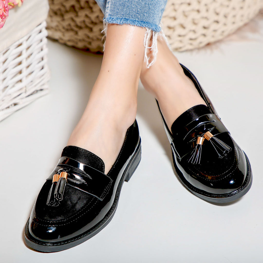 Pantofi dama Jasmine - Black Lacuita