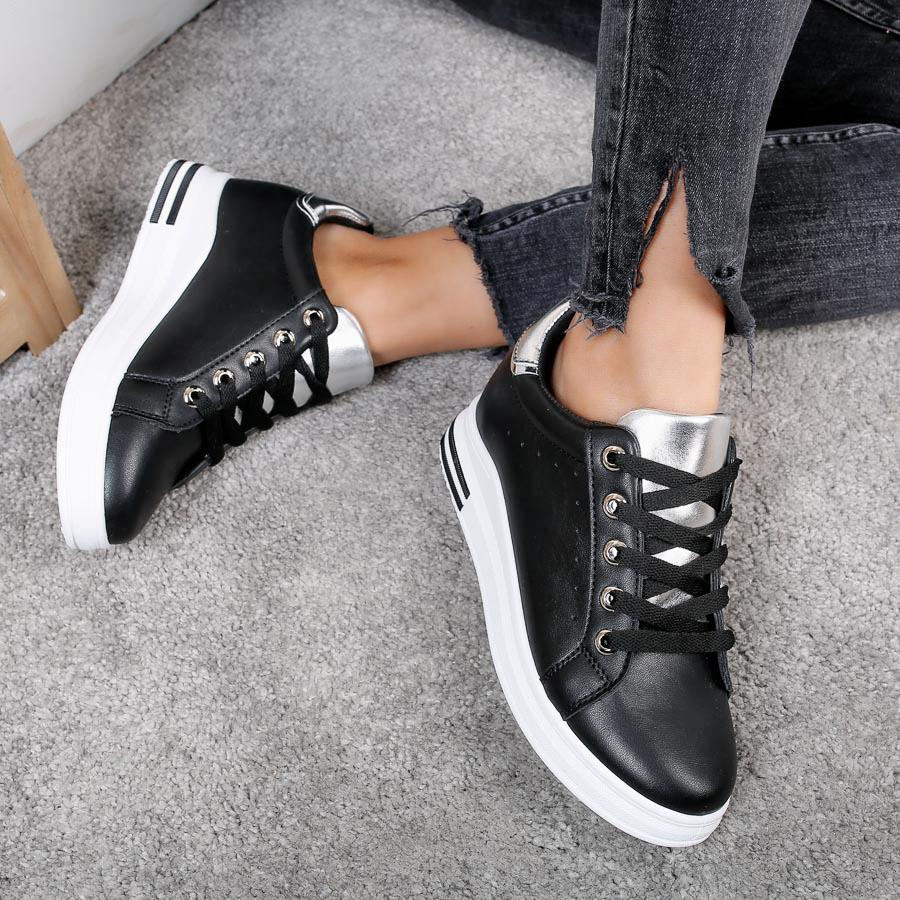 Pantofi sport cu platforma Sylvia - Black