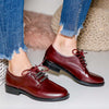 Pantofi dama Rila - Red Leather