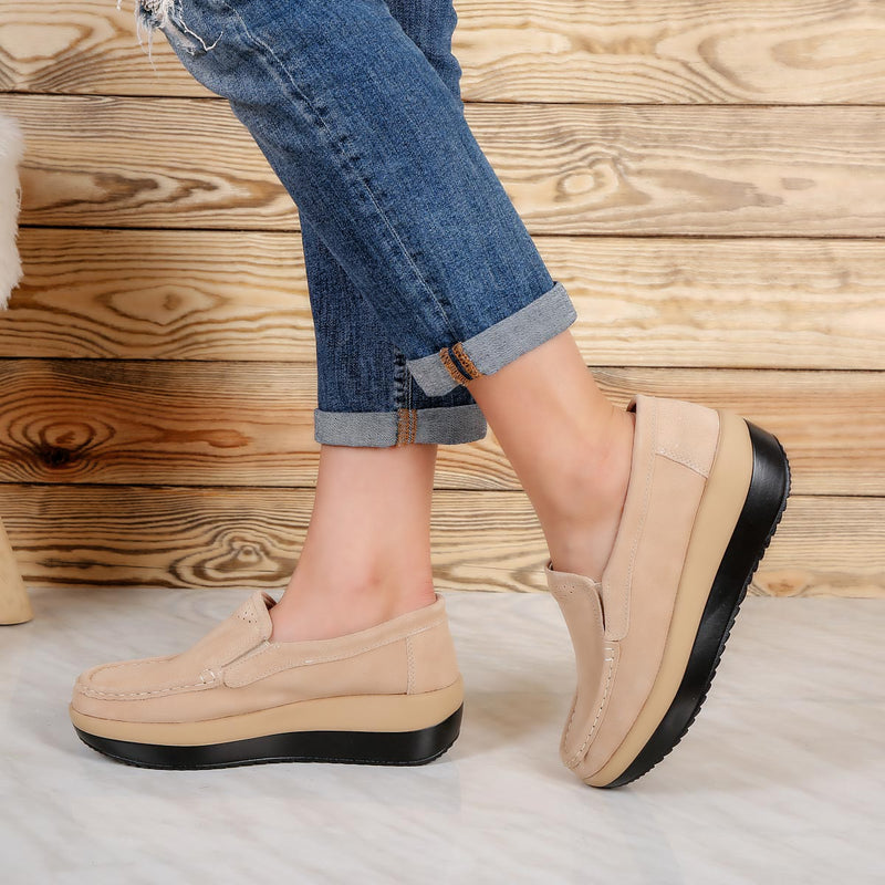 Pantofi dama Harlei - Beige