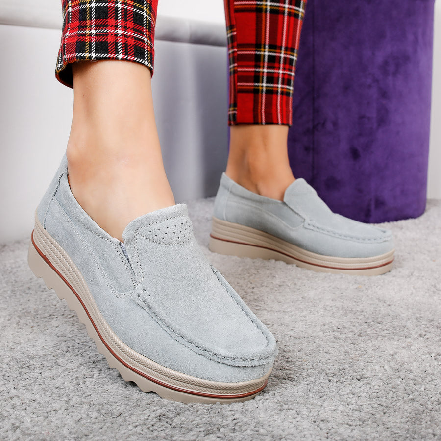 Mocasini dama Calliope - Light Blue